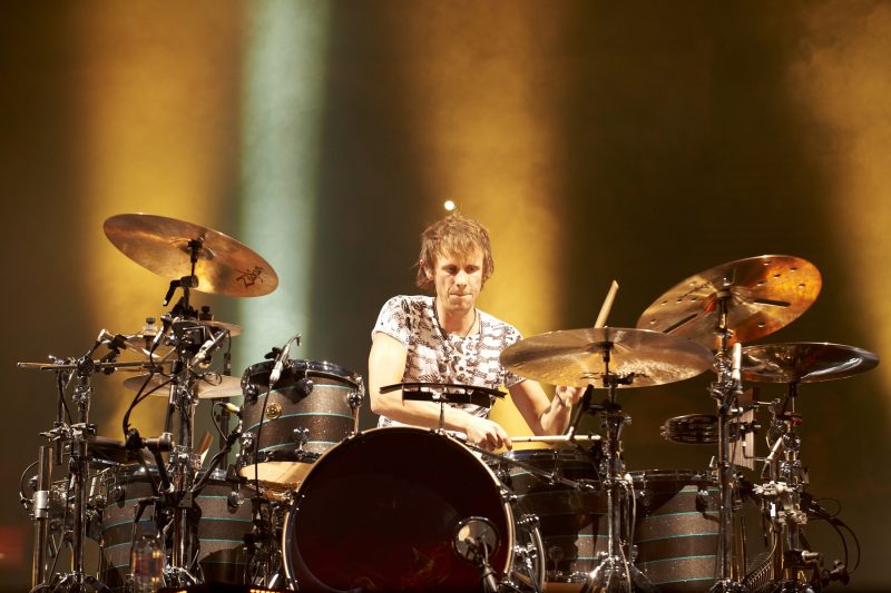 Don Howard of Muse, live at Manchester.