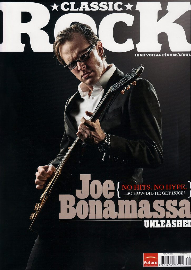 Joe Bonamassa Cover shoot for Classic Rock Magazine