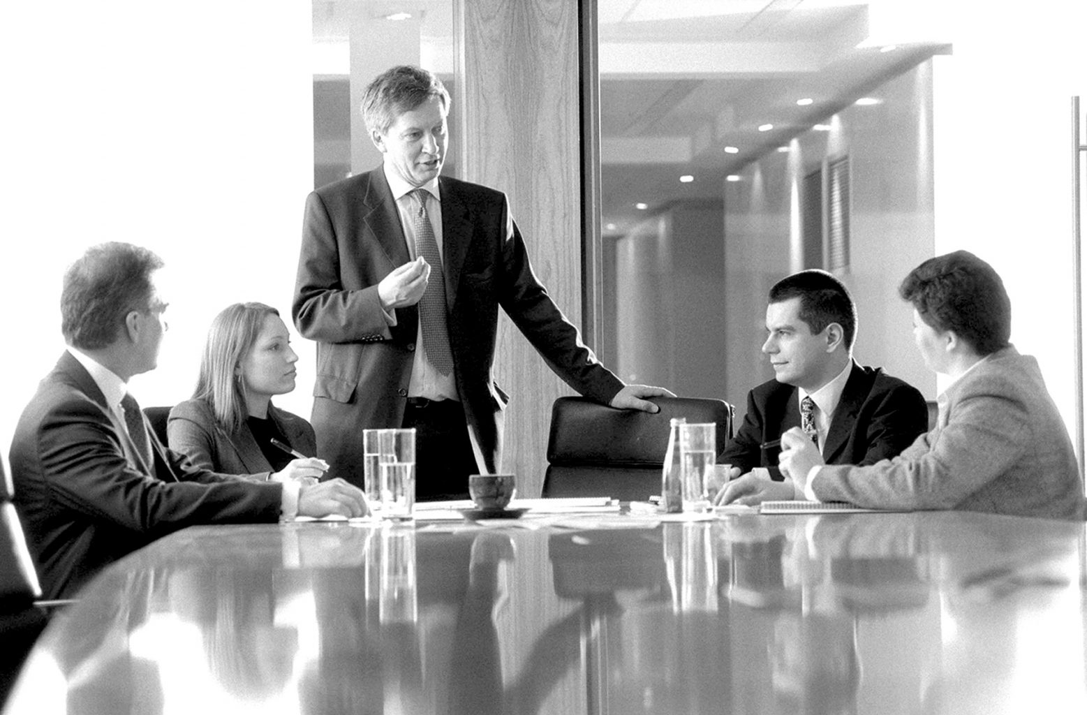 Pantheon Ventures corporate boardroom shot