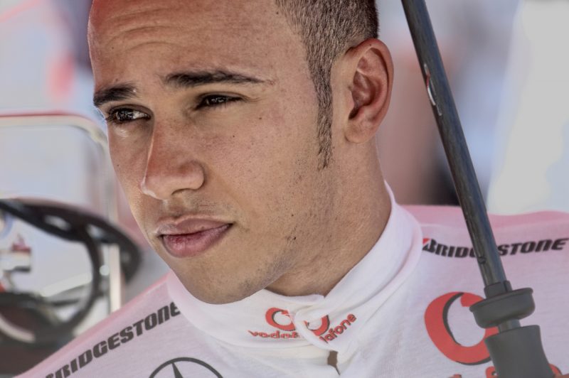 Lewis Hamilton photographed in Bahrain prior to winning at The 2014 Grand Prix