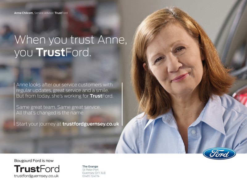 TrustFord corporate branding campaign