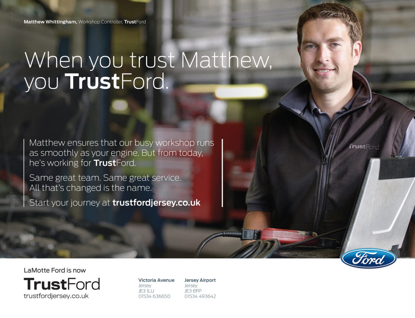 TrustFord corporate branding campaign
