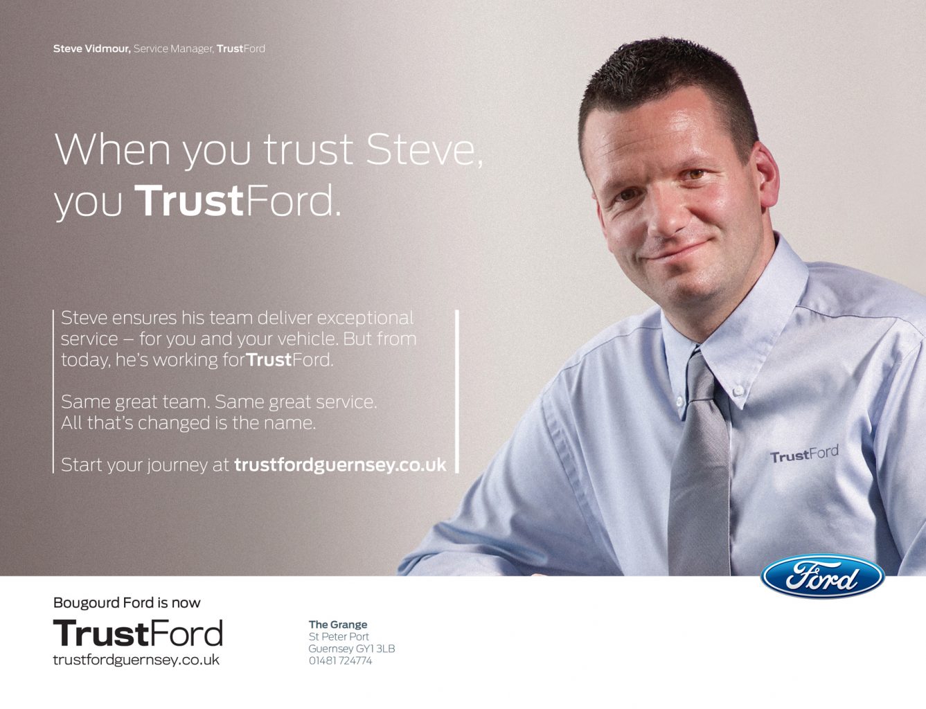 TrustFord corporate branding campaign